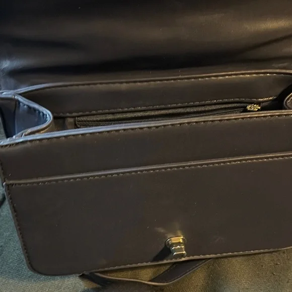 Elegant denim Blue Quilted Bag Set Bradley mischka bundle - Picture 3 of 11